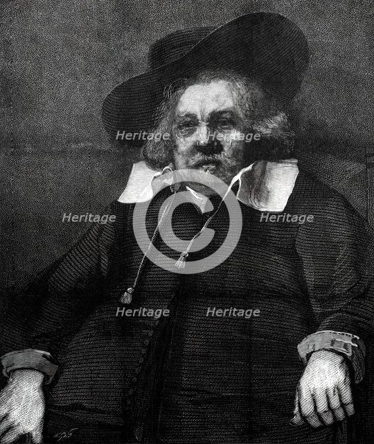 Admiral van Tromp, from the picture by Rembrandt in the late exhibition of Old Masters...1876. Creator: Unknown.