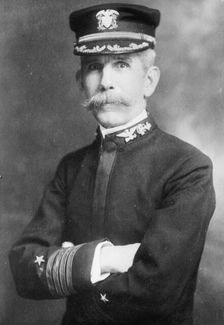 Admiral Wainwright, portrait bust, in uniform, 1911. Creator: Bain News Service