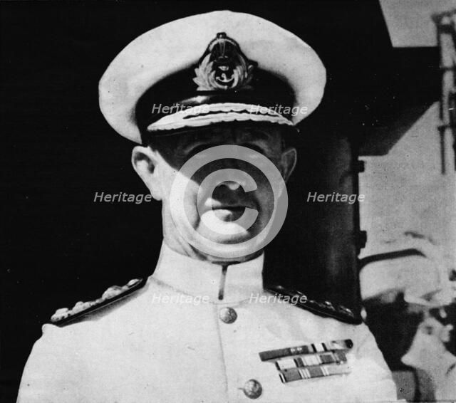 Admiral Andrew Browne Cunningham, 1st Viscount Cunningham of Hyndhope, c1940 (1943). Artist: Unknown.