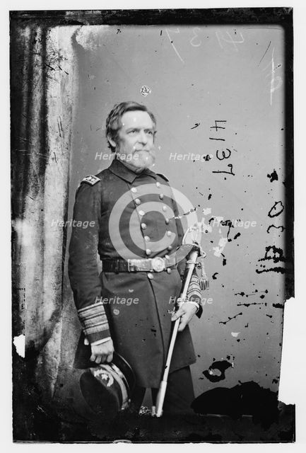 Admiral Andrew Hull Foote, US Navy, between 1855 and 1865. Creator: Unknown.