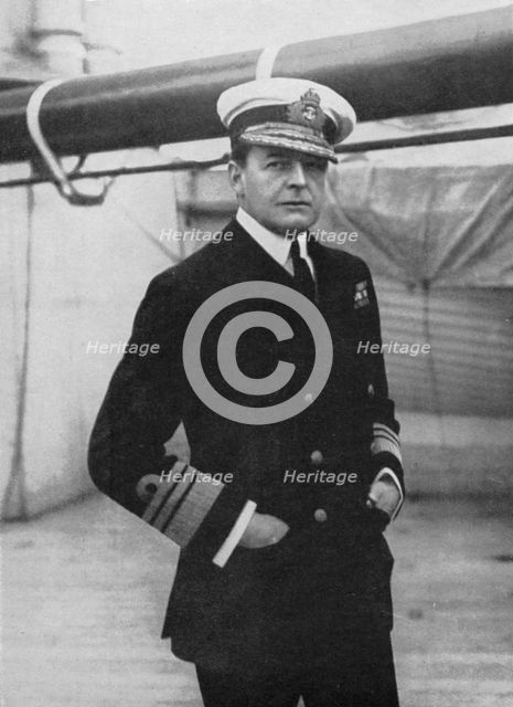 Admiral David Beatty (1871-1936), British naval commander, World War I, 1914-1918. Artist: Unknown