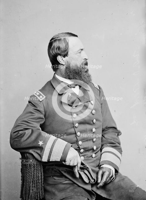 Admiral David Dixon Porter, between 1855 and 1865. Creator: Unknown.