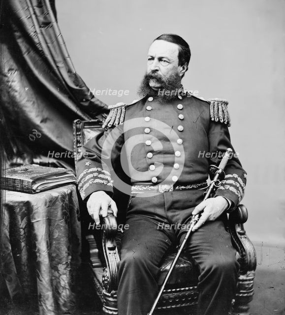 Admiral David Dixon Porter, US Navy, between 1860 and 1875. Creator: Unknown.
