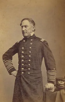 Admiral David Glasgow Farragut, about 1865. Creator: Mathew Brady