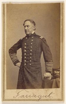 Admiral David Glasgow Farragut, about 1865. Creator: Mathew Brady