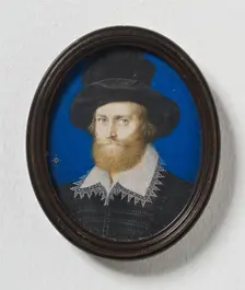 Admiral George Clifford (1558-1605), 3rd Earl of Cumberland, c1600. Creator: Isaac Oliver I