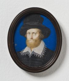 Admiral George Clifford (1558-1605), 3rd Earl of Cumberland, c1600. Creator: Isaac Oliver I