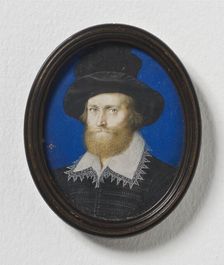 Admiral George Clifford (1558-1605), 3rd Earl of Cumberland, c1600. Creator: Isaac Oliver I