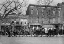Admiral George Dewey, U.S.N. - Procession On Pennsylvania Avenue, 20 Jan 1917. Creator: Harris & Ewing