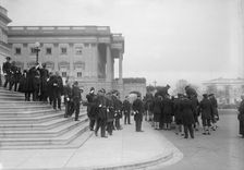Admiral George Dewey, U.S.N. - Leaving Capitol, 1917. Creator: Harris & Ewing