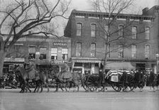 Admiral George Dewey, U.S.N. - Procession On Pennsylvania Avenue, 20 Jan 1917. Creator: Harris & Ewing