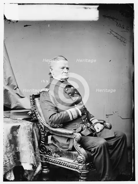 Admiral Jsoeph Smith, US Navy, between 1860 and 1875. Creator: Unknown.