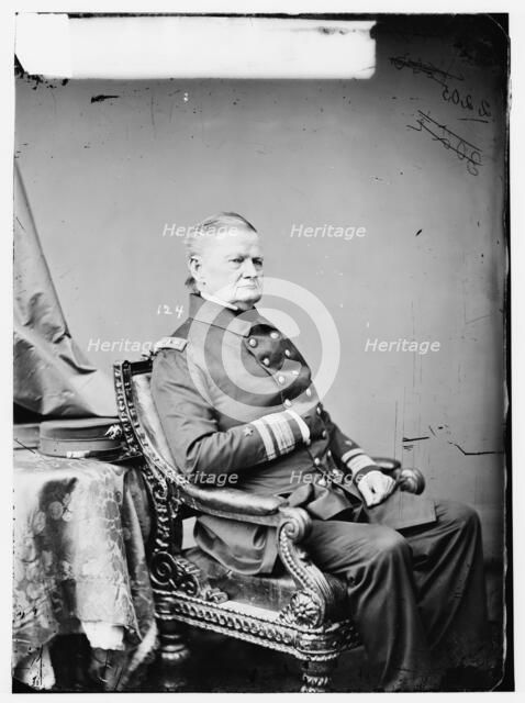 Admiral Jsoeph Smith, US Navy, between 1860 and 1875. Creator: Unknown.
