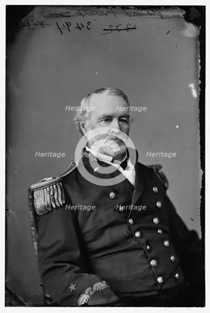 Admiral Levin M. Powell, between 1870 and 1880. Creator: Unknown.