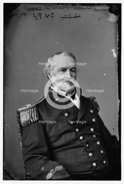 Admiral Levin M. Powell, between 1870 and 1880. Creator: Unknown.