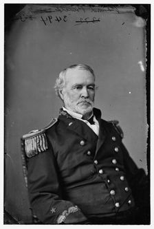 Admiral Levin M. Powell, between 1870 and 1880. Creator: Unknown