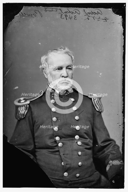 Admiral Levin M. Powell, between 1870 and 1880. Creator: Unknown.