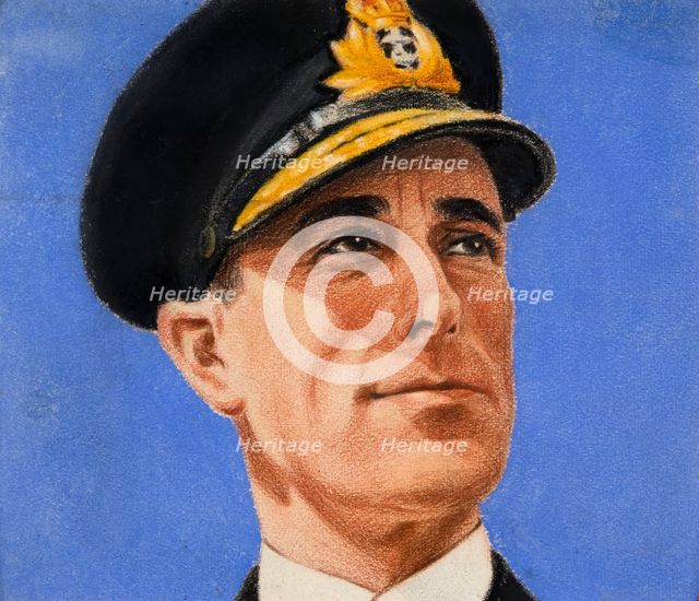 Admiral Lord Mountbatten,  c1943. Creators: William Timym, Central Office of Information.