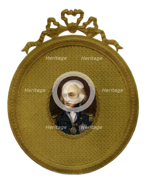 Admiral Lord Nelson.Artist: Henry Bone
