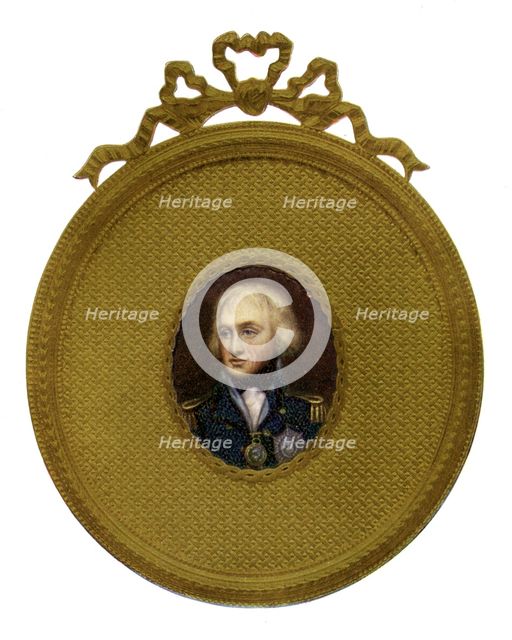 Admiral Lord Nelson.Artist: Henry Bone