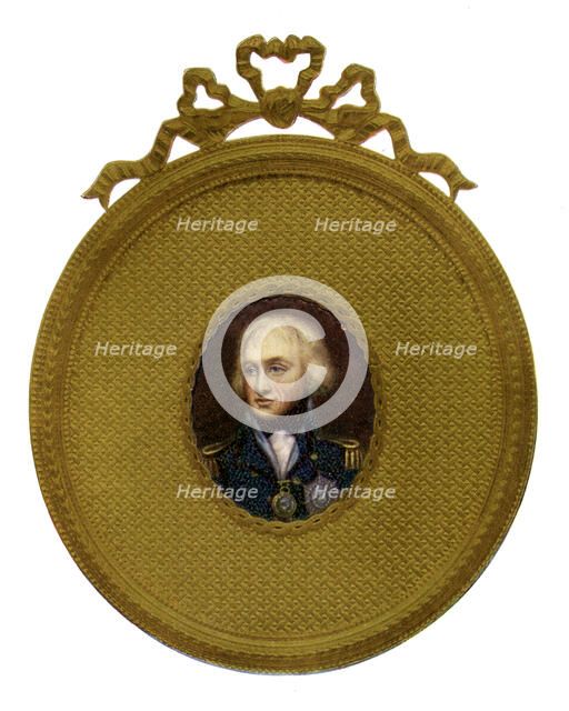 Admiral Lord Nelson.Artist: Henry Bone