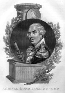 Admiral Lord Cuthbert Collingwood (1748-1810), 1816.Artist: I Brown