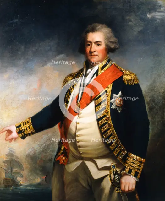 Admiral Lord Duncan, 18th century British naval commander. Artist: John Hoppner