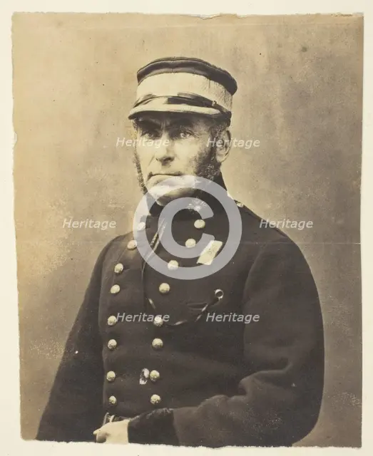 Admiral Lord Lyons, Taken in the Crimea, 1855. Creator: Roger Fenton.