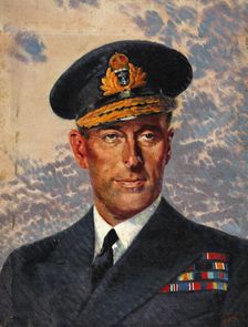 Admiral Lord Louis Mountbatten, 1943. Creators: Central Office of Information, William Little