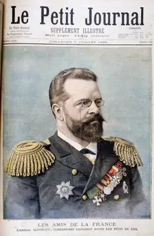Admiral Nikolai Skrydlov, Russian naval officer, 1895. Creator: F Meaulle