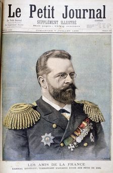 Admiral Nikolai Skrydlov, Russian naval officer, 1895. Creator: F Meaulle