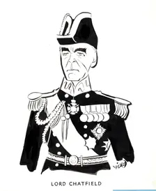 Admiral of the Fleet Lord Chatfield (Ernle Chatfield, 1st Baron Chatfield), between 1939 and 1946. Creators: Central Office of Information, Victor Weisz