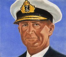 Admiral of the Fleet Sir Andrew Cunningham, c1943. Creators: William Timym, Central Office of Information