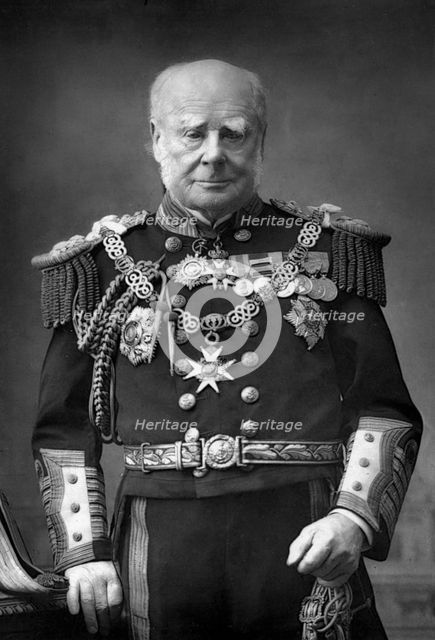Admiral of the Fleet Sir Henry Keppel (1809-1904), 1893.Artist: W&D Downey