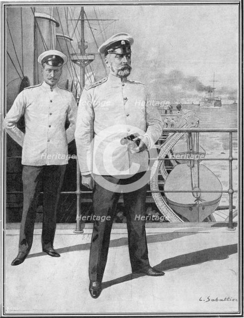 Admiral Rozhestvensky, Russian Commander, Russo-Japanese War, 1904-5. Artist: Unknown