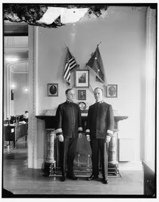 Admiral Samuel McGowan & C.J. Peoples, between 1910 and 1920. Creator: Harris & Ewing
