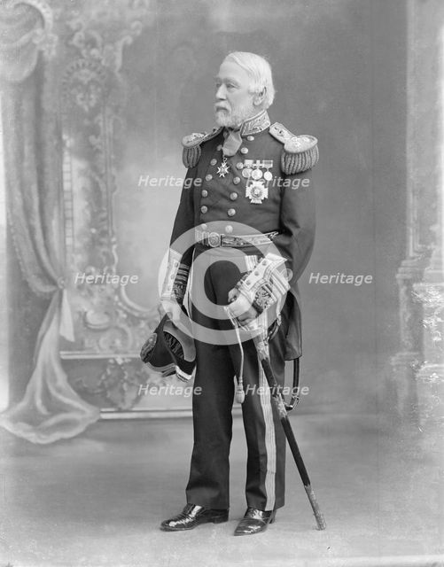 Admiral Sir Algernon Frederick Rous de Horsey KCB, c1910. Creator: Kirk & Sons of Cowes.
