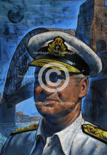 Admiral Sir Bruce Fraser, 1st Baron Fraser of North Cape, c1943. Creators: Central Office of Information, Unknown.