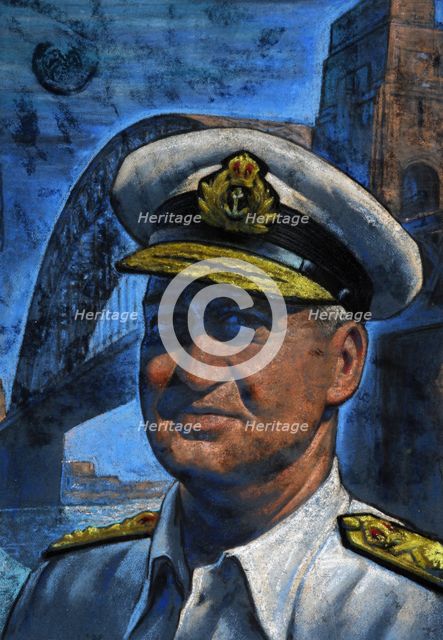 Admiral Sir Bruce Fraser, 1st Baron Fraser of North Cape, c1943. Creators: Central Office of Information, Unknown.