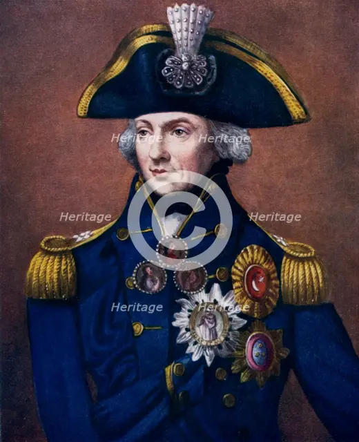 'Admiral Sir Horatio Nelson', 1798-1799, (c1920). Artist: Henry Bone