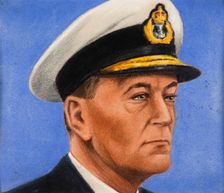 Admiral Sir John Cunningham, c1943. Creators: William Timym, Central Office of Information