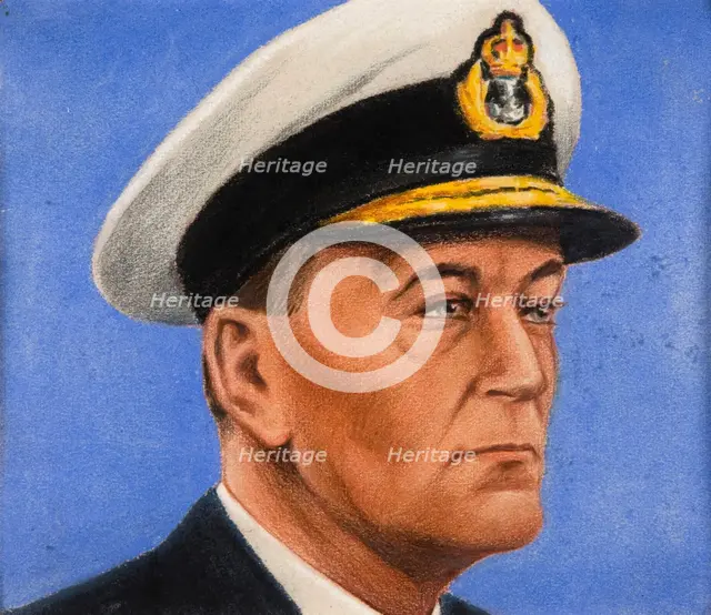 Admiral Sir John Cunningham,  c1943. Creators: William Timym, Central Office of Information.
