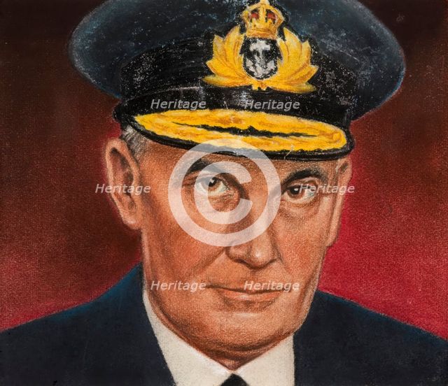 Admiral Sir James Somerville, c1943. Creators: William Timym, Central Office of Information.