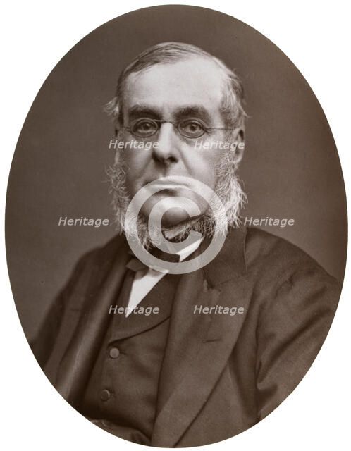 Admiral Sir Richard Collinson, KCB, FRGS, Deputy-Master of Trinity House, 1877.Artist: Lock & Whitfield