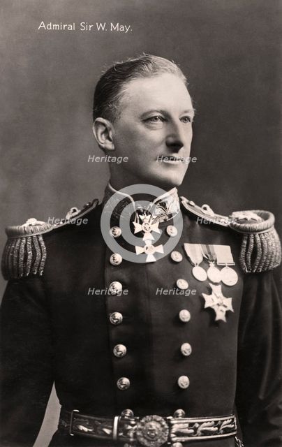 Admiral Sir W May, early 20th century.Artist: Lafayette