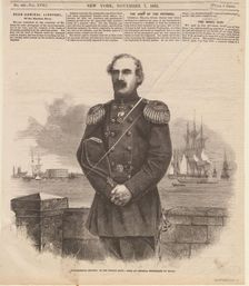 Admiral Stepan Stepanovich Lesovsky (1816-1866) in New York, 1863. Creator: Anonymous