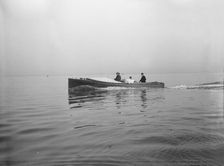 Admiralty motor launch under way, 1914. Creator: Kirk & Sons of Cowes