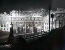 Admiralty Arch decorated for the coronation of Elizabeth II, London, June 1953. Creator: Arthur Charles Kirby Ware