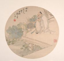 Admiring Lotus. Creator: Shu Hao