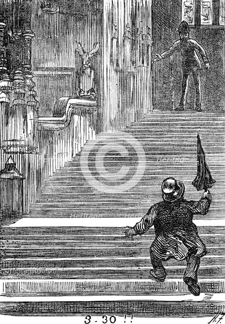 Admission to the Strangers' Gallery of the House of Commons: 3.30!, 1881. Creator: Unknown.